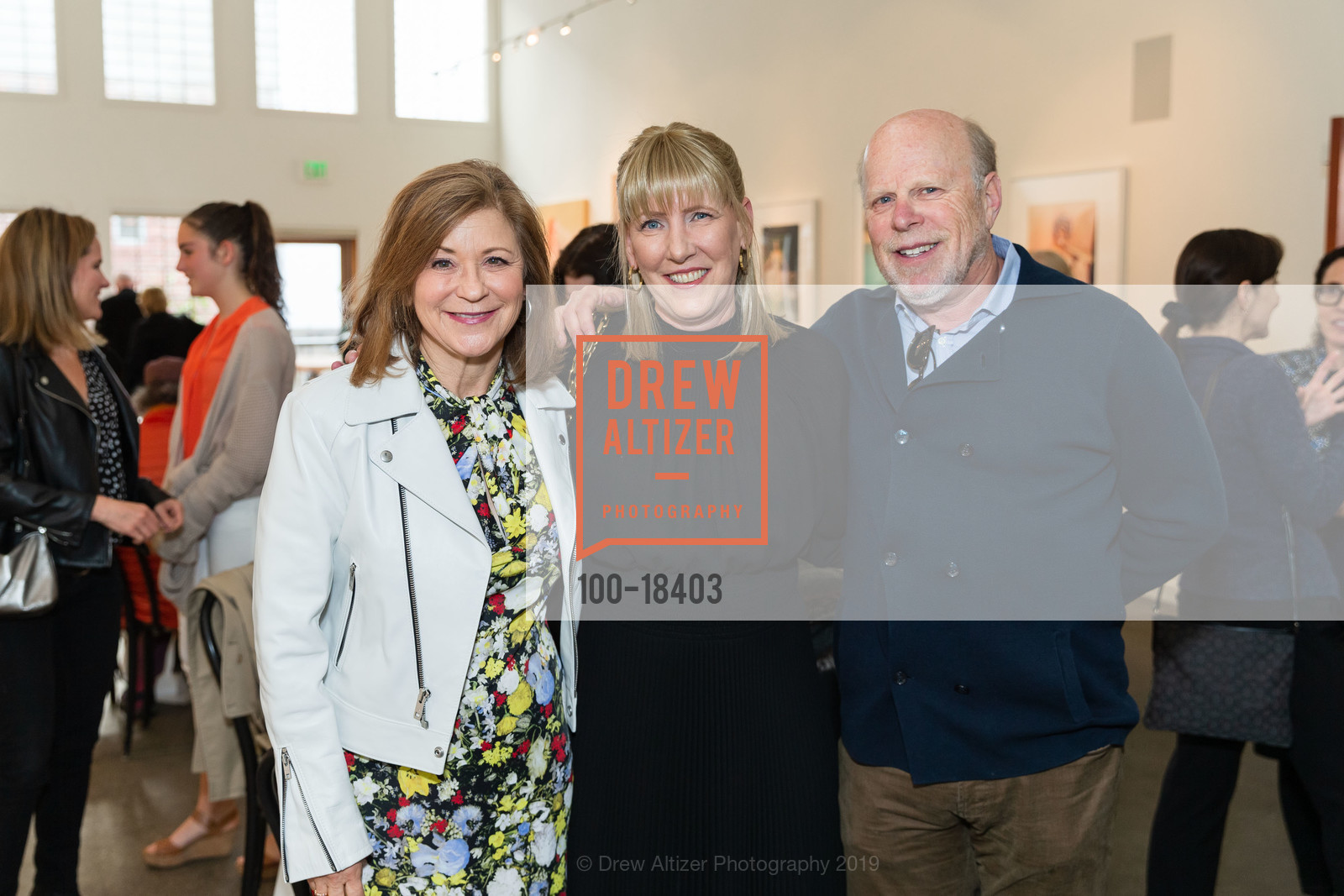 MJ Elmore, Sonja Hoel Perkins, Mike Leventhal, Alpha Girls: Julian Guthrie Book Signing, Modernism West. 2534 Mission Street, May 7th, 2019, Photo #100-18403 MJ Elmore, Sonja Hoel Perkins, Mike Leventhal, Photo #100-18403