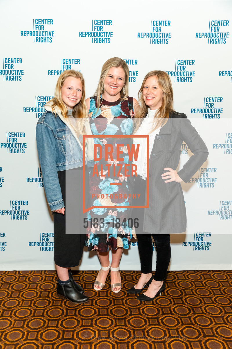 Katie Lindstrom, Jessica Denning, Colleen Lindstrom, Center for Reproductive Rights 6th Annual SF Benefit, Julia Morgan Ballroom, May 7th, 2019, Photo #5183-18406 Katie Lindstrom, Jessica Denning, Colleen Lindstrom, Photo #5183-18406