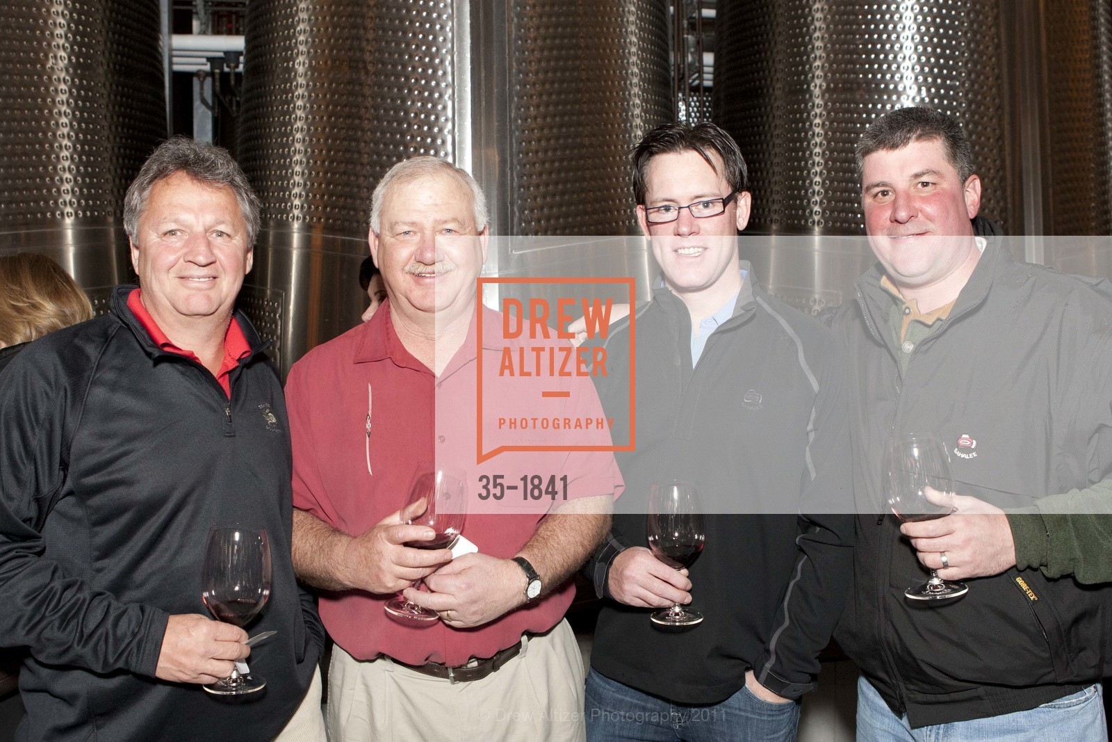 Jerry Allen, George Peabody, Stuart O'Farrell, Dax Woolston, Open That Bottle Night, US, February 25th, 2011, Photo #35-1841 Jerry Allen, George Peabody, Stuart O'Farrell, Dax Woolston, Photo #35-1841