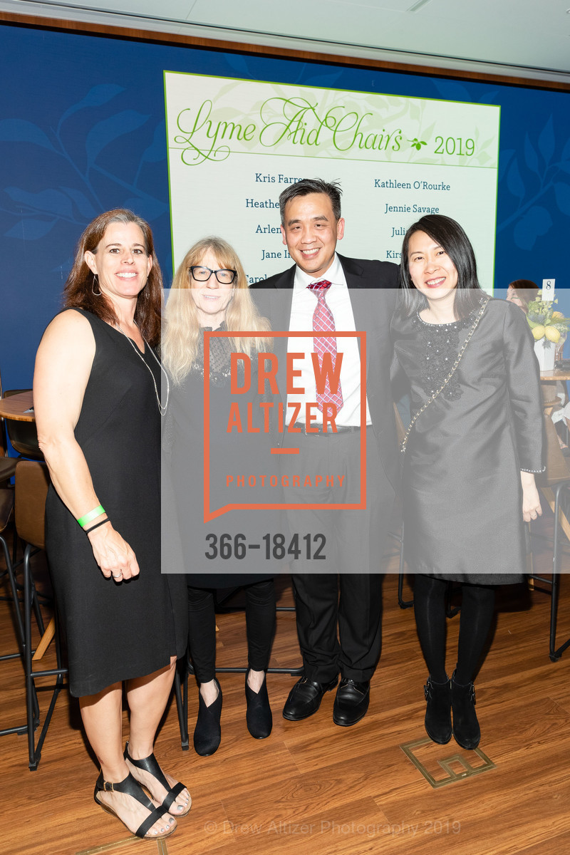 Monica Embers, Chris Green, Charles Chiu, Wendy Chiu, LymeAid 2019, Salesforce Tower, 60 and 61st Floors. 415 Mission St, May 11th, 2019, Photo #366-18412 Monica Embers, Chris Green, Charles Chiu, Wendy Chiu, Photo #366-18412