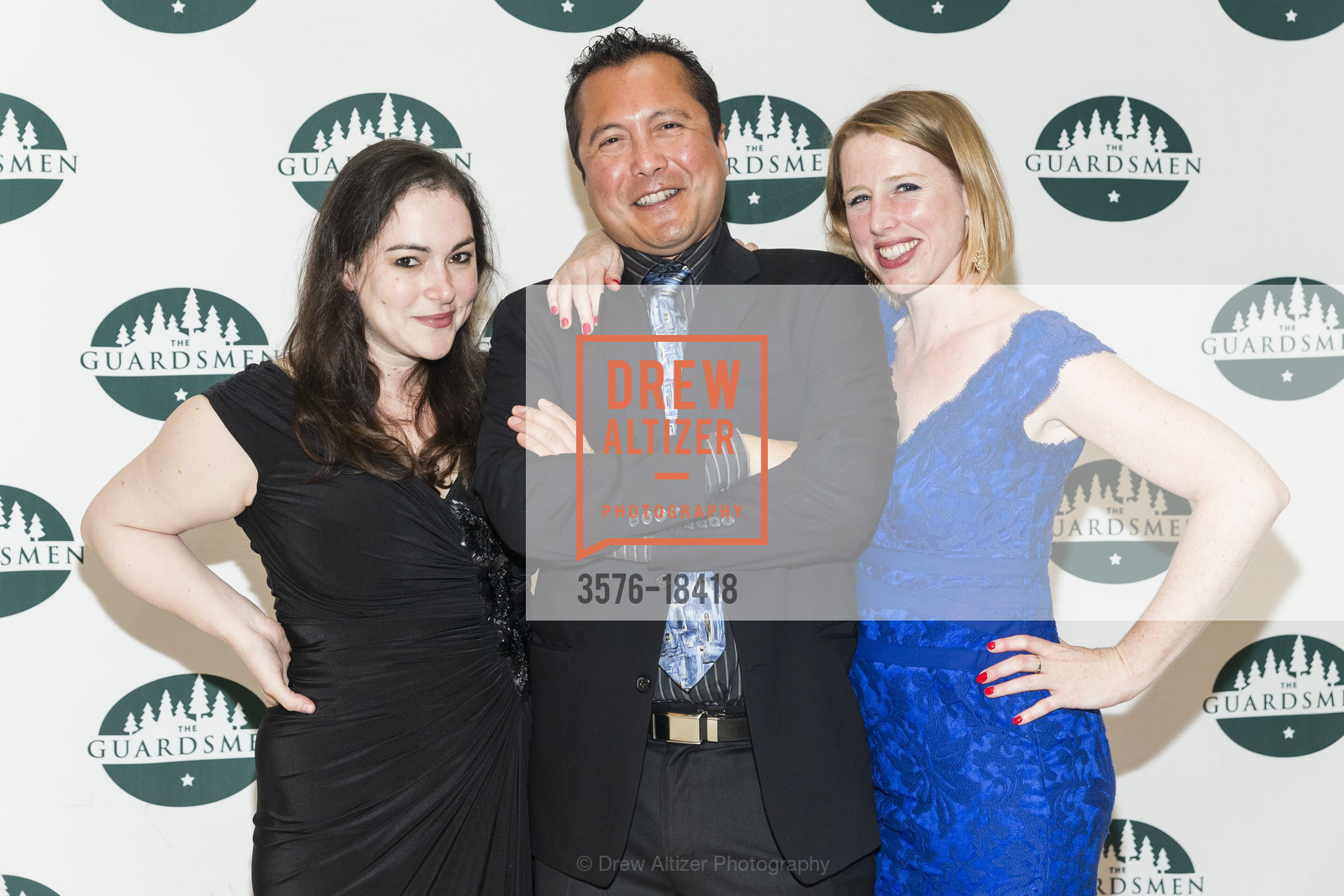 Sarah Senk, Marco Castaneda, Julie Simons, Guardsmen Wine Auction 2019, Palace Hotel. 2 New Montgomery St, Photo #3576-18418 Sarah Senk, Marco Castaneda, Julie Simons, Photo #3576-18418