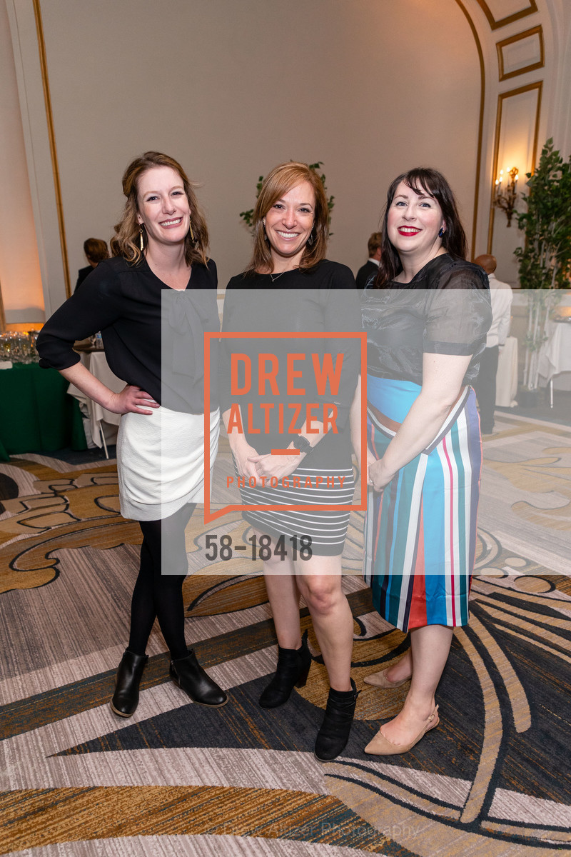 Lauryn Mitrovich, Kate Noble, Jennifer Downing, Guardsmen Wine Auction 2019, Palace Hotel. 2 New Montgomery St, Photo #58-18418 Lauryn Mitrovich, Kate Noble, Jennifer Downing, Photo #58-18418
