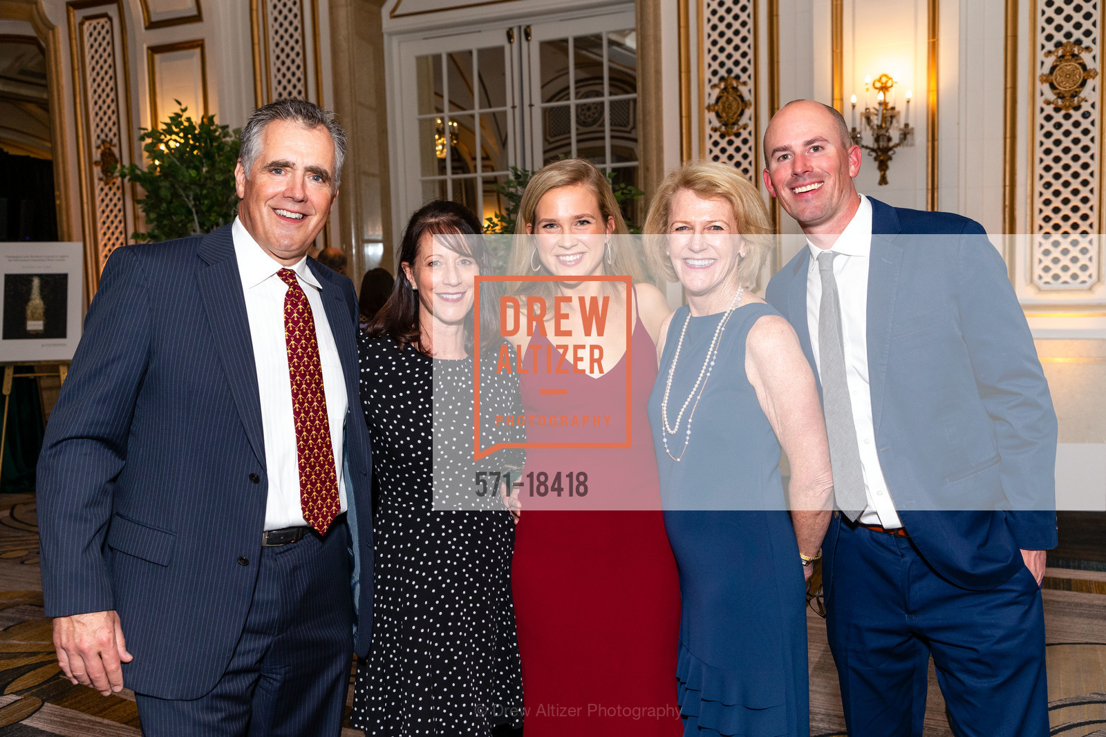 Adam Scott, Nicki Scott, Annie Scott, Maude Scott, Will Dowd, Guardsmen Wine Auction 2019, Palace Hotel. 2 New Montgomery St, Photo #571-18418 Adam Scott, Nicki Scott, Annie Scott, Maude Scott, Will Dowd, Photo #571-18418