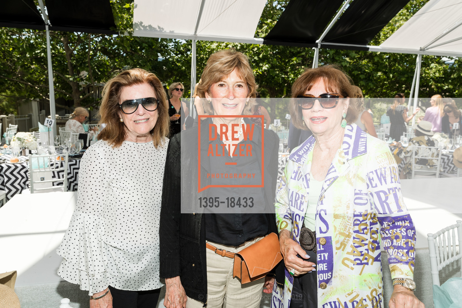 Liz Roberts, Linda Protiva, 5th Annual Inside Anne’s Closet Luncheon and Fashion Show Benefiting Colorectal Cancer Alliance, Rosewood Sand Hill. 2825 Sand Hill Road, May 13th, 2019, Photo #1395-18433 Liz Roberts, Linda Protiva, Photo #1395-18433