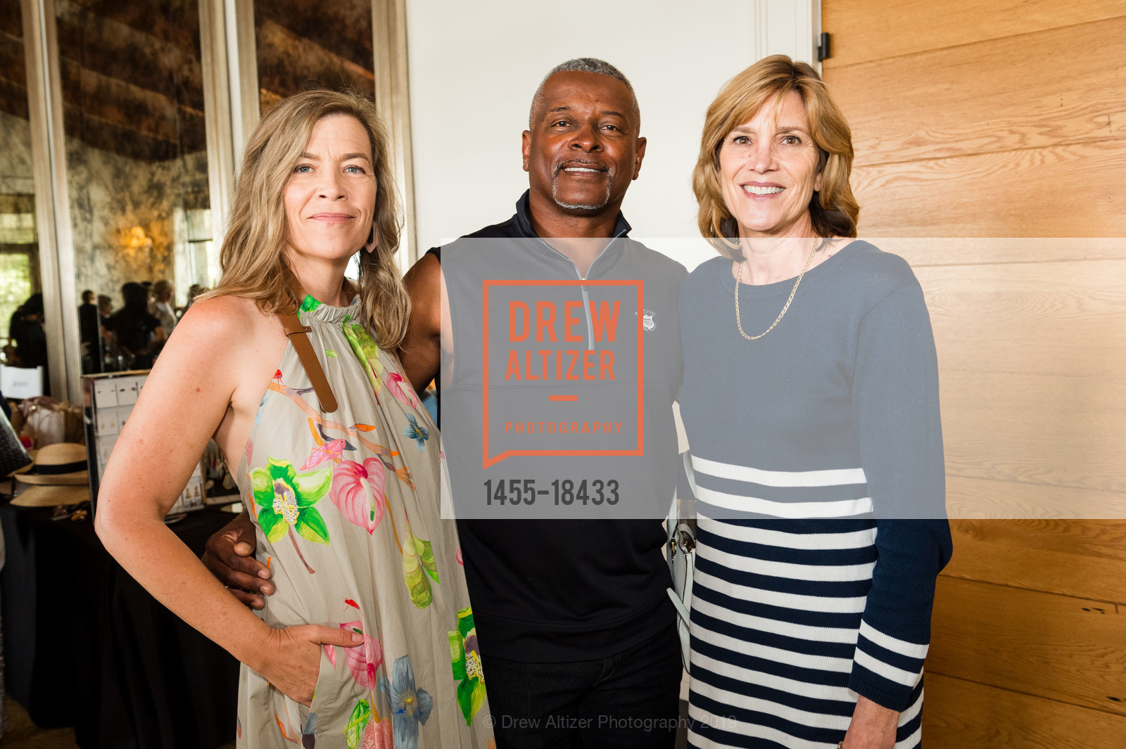 Danielle Paye, Tim McKyer, Melanie Anderson, 5th Annual Inside Anne’s Closet Luncheon and Fashion Show Benefiting Colorectal Cancer Alliance, Rosewood Sand Hill. 2825 Sand Hill Road, May 13th, 2019, Photo #1455-18433 Danielle Paye, Tim McKyer, Melanie Anderson, Photo #1455-18433