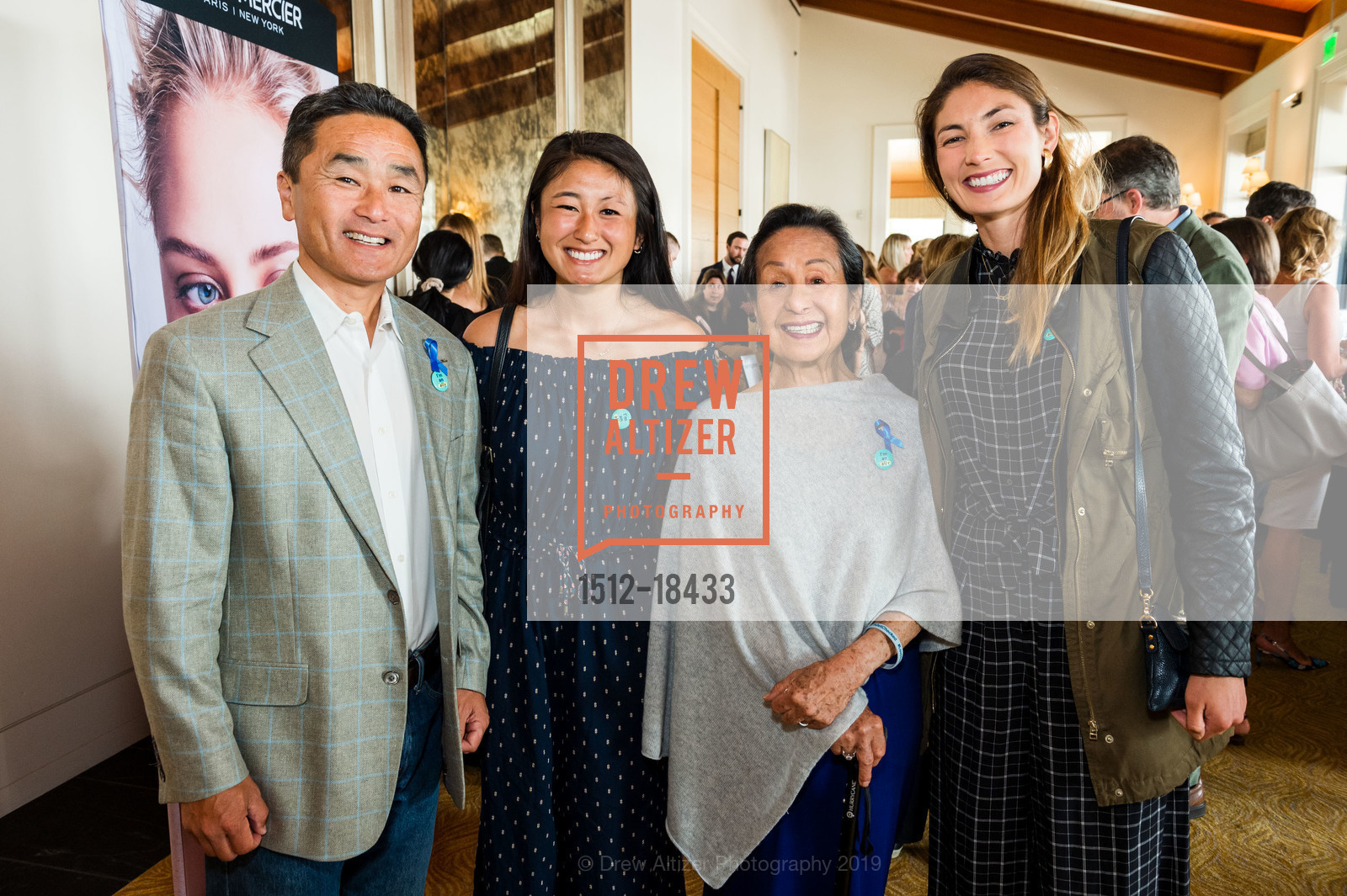 George Choi, Colby Choi, Teruko Smith, Chelsea Ono Horn, 5th Annual Inside Anne’s Closet Luncheon and Fashion Show Benefiting Colorectal Cancer Alliance, Rosewood Sand Hill. 2825 Sand Hill Road, May 13th, 2019, Photo #1512-18433 George Choi, Colby Choi, Teruko Smith, Chelsea Ono Horn, Photo #1512-18433