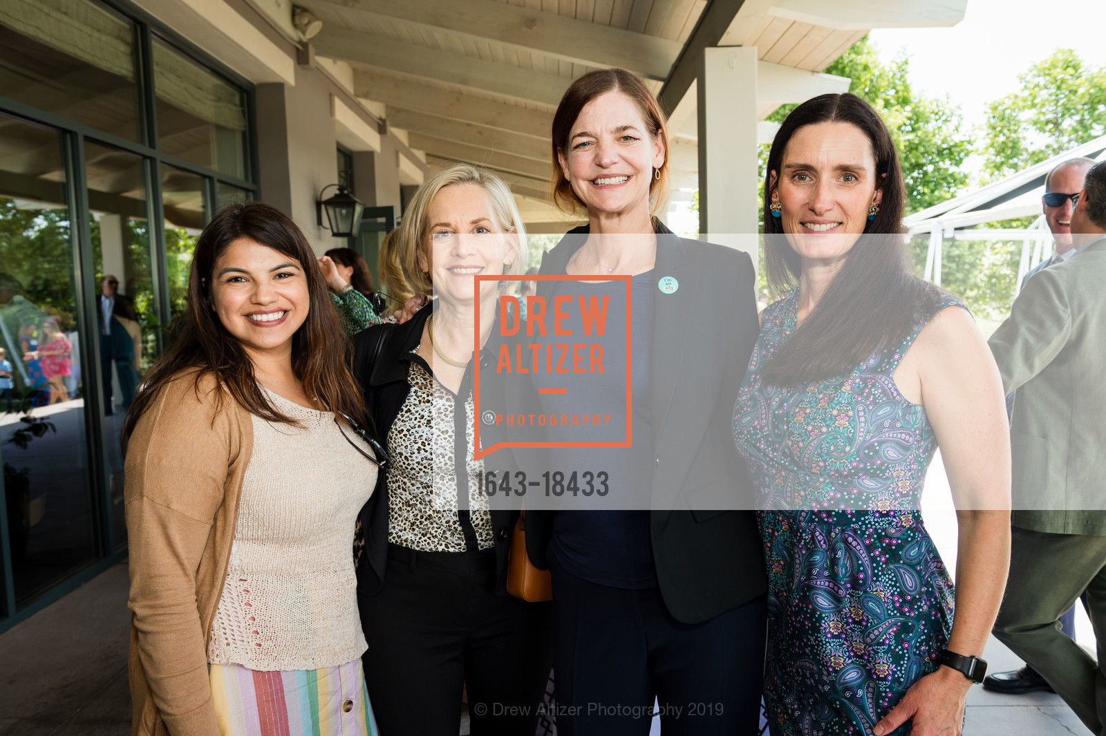 Amanda Rodriguez, Alicia Berberich, Noreen Dante, Gennis Lafayette, 5th Annual Inside Anne’s Closet Luncheon and Fashion Show Benefiting Colorectal Cancer Alliance, Rosewood Sand Hill. 2825 Sand Hill Road, May 13th, 2019, Photo #1643-18433 Amanda Rodriguez, Alicia Berberich, Noreen Dante, Gennis Lafayette, Photo #1643-18433