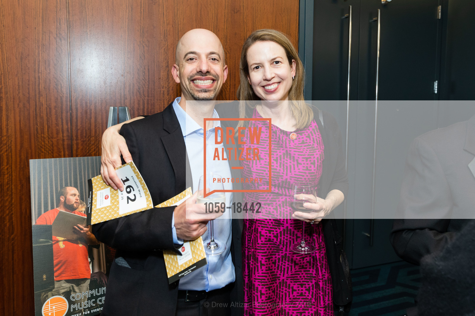 Jed Katzel, Elizabeth Ward, Community Music Center's Spring Gala, InterContinental. 888 Howard Street, May 11th, 2019, Photo #1059-18442 Jed Katzel, Elizabeth Ward, Photo #1059-18442