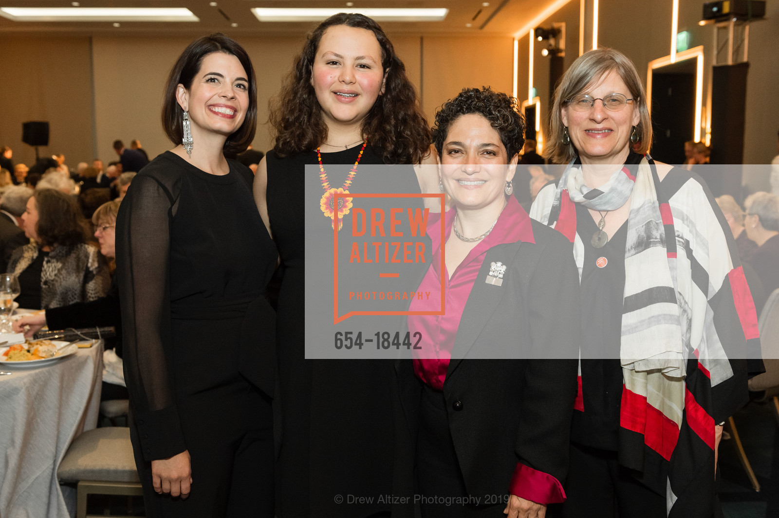 Julie Ruyak Steinberg, Alicia Naylor, Jennifer Peringer, Jennifer Rainger, Community Music Center's Spring Gala, InterContinental. 888 Howard Street, May 11th, 2019, Photo #654-18442 Julie Ruyak Steinberg, Alicia Naylor, Jennifer Peringer, Jennifer Rainger, Photo #654-18442