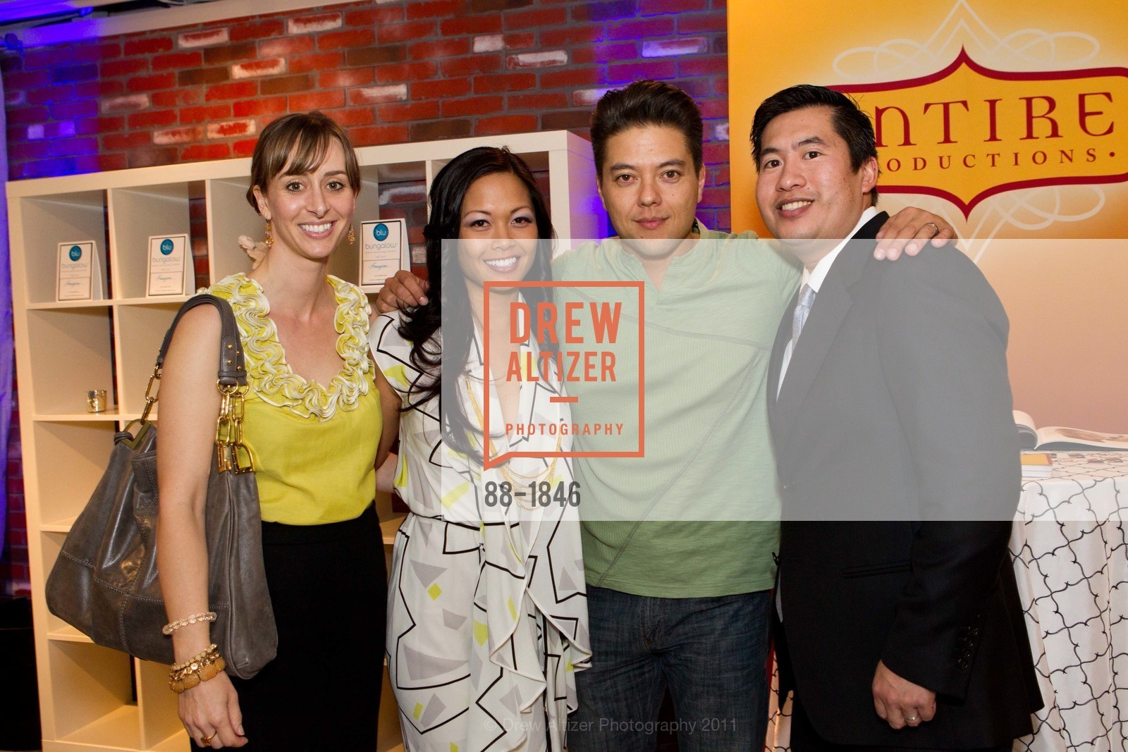 Yelena Johnson, Hazel Bourget, Anton Lorimer, Eric Yee, BLU BUNGALOW Soft Launch - Venue Sneak Peek, US, March 4th, 2011, Photo #88-1846 Yelena Johnson, Hazel Bourget, Anton Lorimer, Eric Yee, Photo #88-1846
