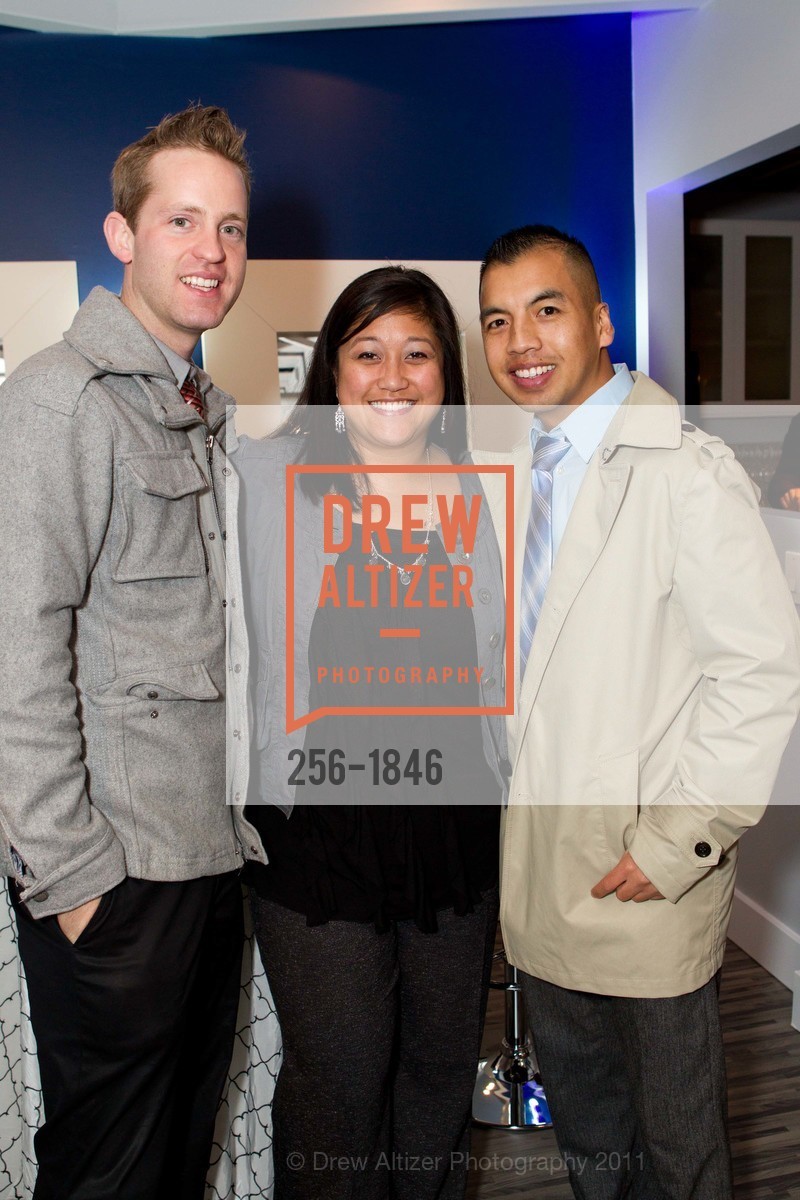 Phil Kotzan, Sharon Antonio, Andrew Somera, BLU BUNGALOW Soft Launch - Venue Sneak Peek, US, March 4th, 2011, Photo #256-1846 Phil Kotzan, Sharon Antonio, Andrew Somera, Photo #256-1846