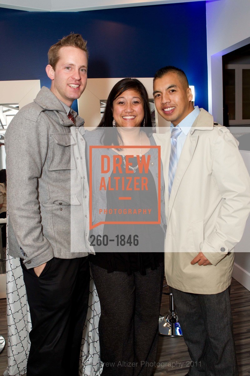 Phil Kotzan, Sharon Antonio, Andrew Somera, BLU BUNGALOW Soft Launch - Venue Sneak Peek, US, March 4th, 2011, Photo #260-1846 Phil Kotzan, Sharon Antonio, Andrew Somera, Photo #260-1846
