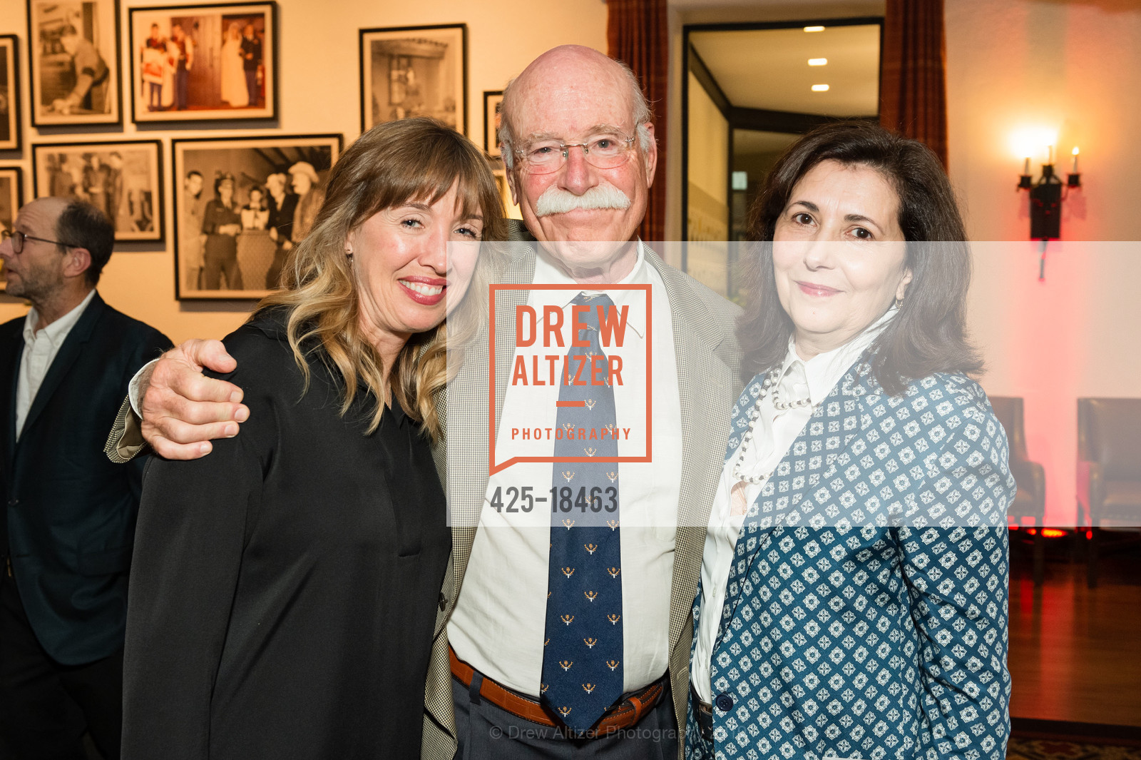 Bridget Quinn, Tobias Wolff, Jane Lancellotti, Narrative Magazine Night 2019, Arguello Restaurant. 50 Morago Ave, May 15th, 2019, Photo #425-18463 Bridget Quinn, Tobias Wolff, Jane Lancellotti, Photo #425-18463