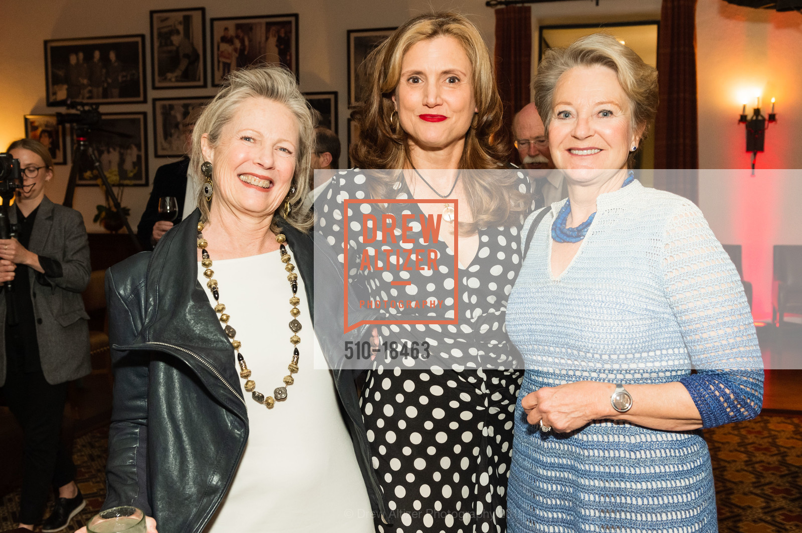 Susan Coyle, Carol Edgarian, Christina Norman, Narrative Magazine Night 2019, Arguello Restaurant. 50 Morago Ave, May 15th, 2019, Photo #510-18463 Susan Coyle, Carol Edgarian, Christina Norman, Photo #510-18463