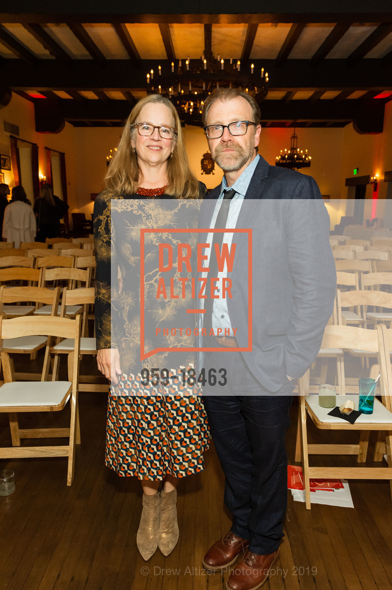 Paula Saunders, George Saunders, Narrative Magazine Night 2019, Arguello Restaurant. 50 Morago Ave, May 15th, 2019, Photo #959-18463 Paula Saunders, George Saunders, Photo #959-18463