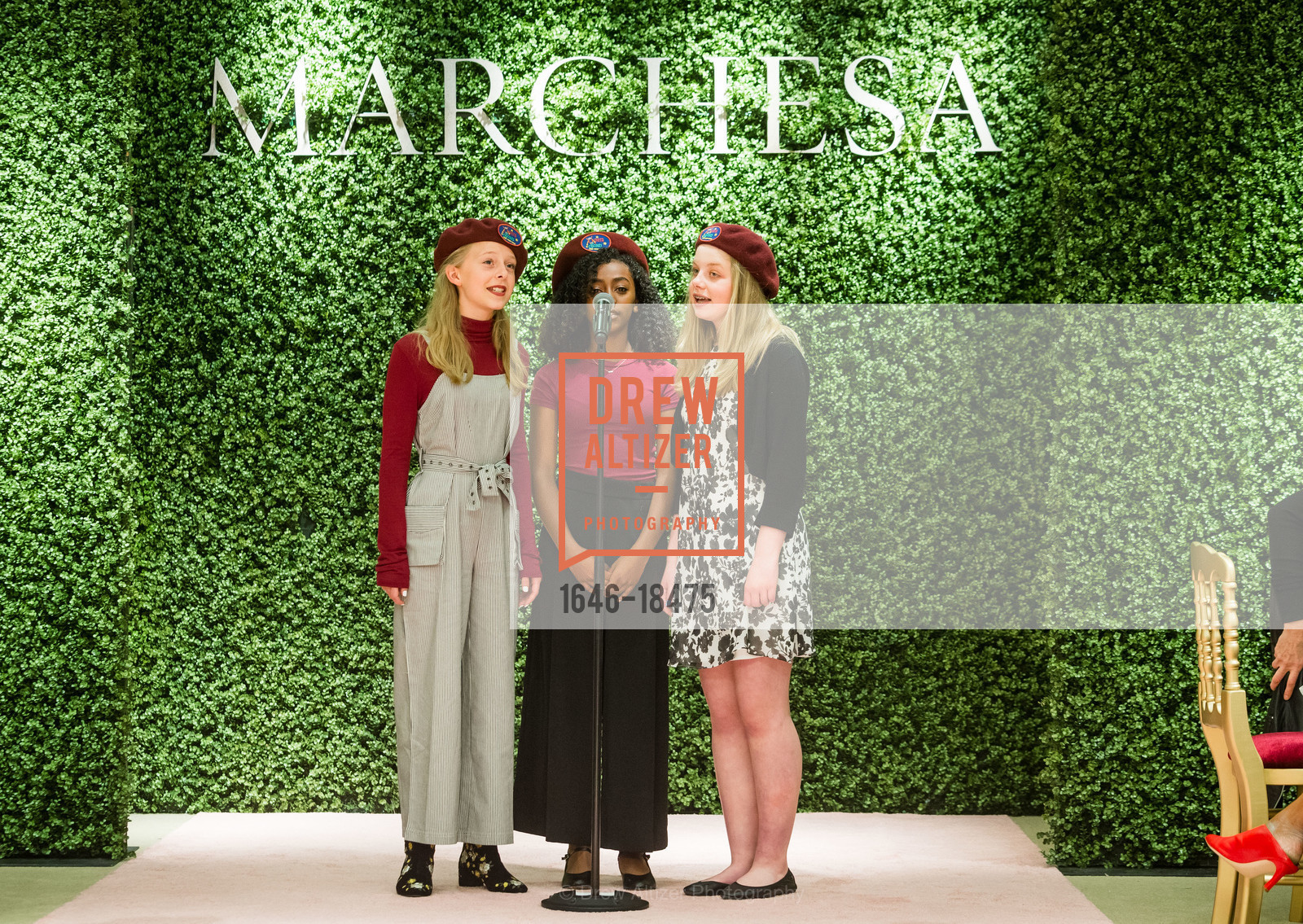 Phoebe Wright, Amarech Mendez, Violet Pasmooij, SF Opera Guild and Neiman Marcus Present Marchesa 2019, Neiman Marcus, 3rd Floor. 150 Stockton Street, Photo #1646-18475 Phoebe Wright, Amarech Mendez, Violet Pasmooij, Photo #1646-18475