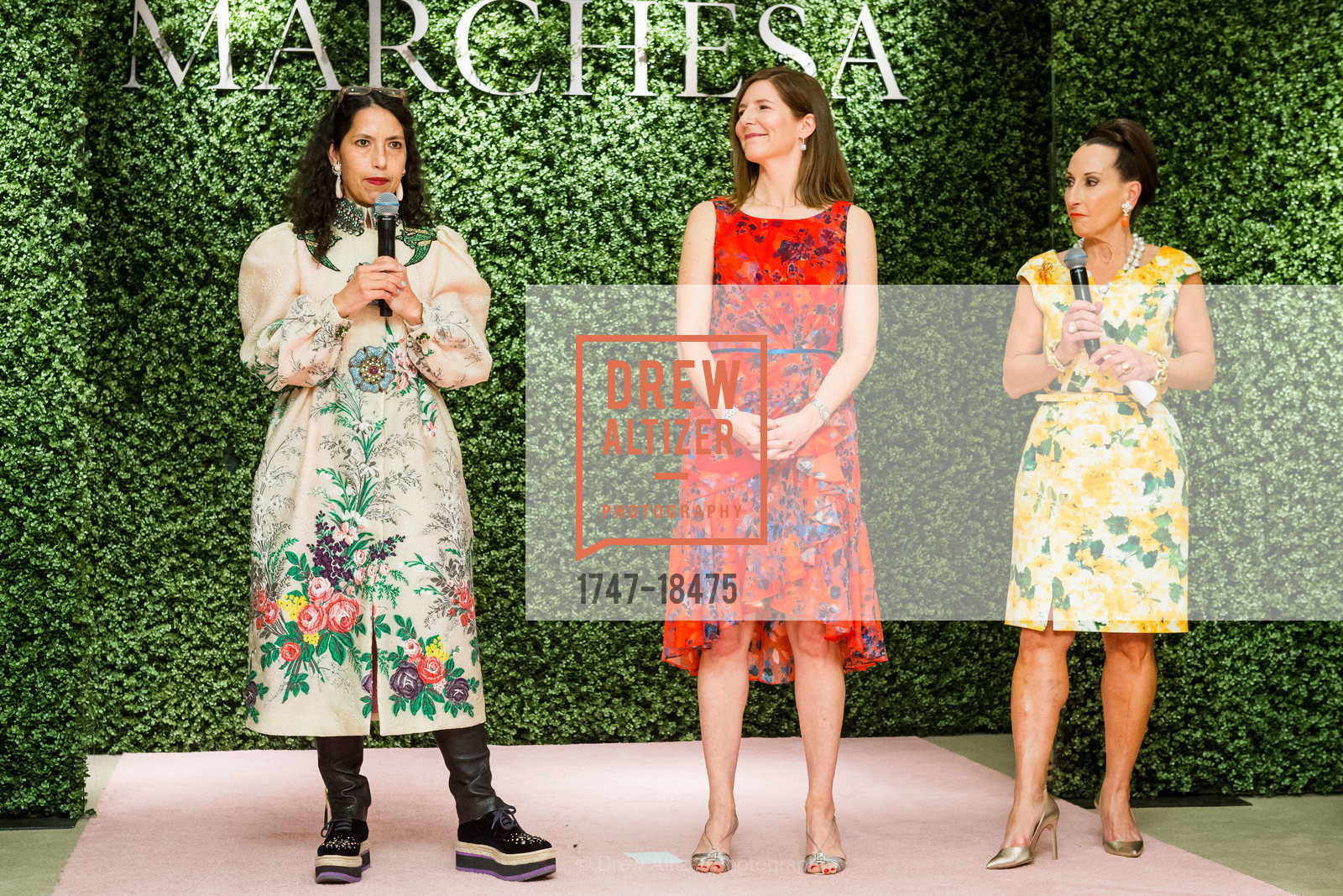 Maya Meux, Francesca Amann, Toni Wolfson, SF Opera Guild and Neiman Marcus Present Marchesa 2019, Neiman Marcus, 3rd Floor. 150 Stockton Street, Photo #1747-18475 Maya Meux, Francesca Amann, Toni Wolfson, Photo #1747-18475