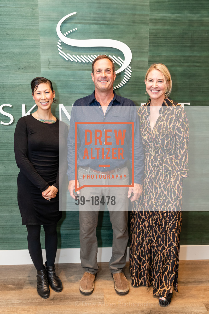 Jane Yeh, Neil Takacs, Lynn Heublein, SkinSpirit Noe Valley Launch Party, SkinSpirit Noe Valley. 3939 24 St, May 14th, 2019, Photo #59-18478 Jane Yeh, Neil Takacs, Lynn Heublein, Photo #59-18478