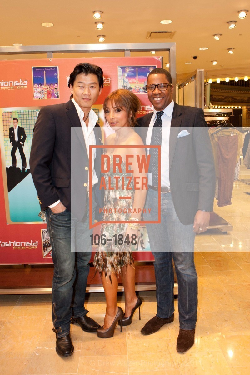 Philippe Lee, Karen Tamblyn, Khan Kanga, Joel Goodrich & Damion Matthews' "FASHION RULES" At Neiman Marcus Featuring Fashionista Face Off, US, March 3rd, 2011, Photo #106-1848 Philippe Lee, Karen Tamblyn, Khan Kanga, Photo #106-1848