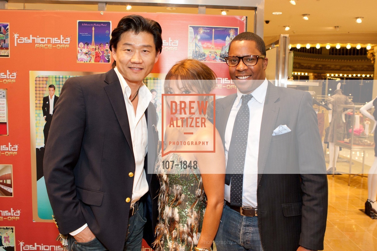 Philippe Lee, Karen Tamblyn, Khan Kanga, Joel Goodrich & Damion Matthews' "FASHION RULES" At Neiman Marcus Featuring Fashionista Face Off, US, March 3rd, 2011, Photo #107-1848 Philippe Lee, Karen Tamblyn, Khan Kanga, Photo #107-1848