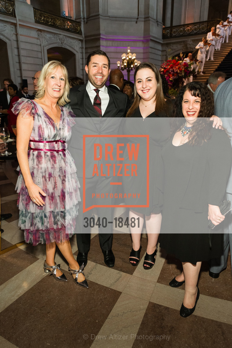 Melissa Dyrdahl, Jed York, Maddy Suennen, Lisa Suennen, Dignity Health's Humankindness Gala 2019, City Hall. 1 Dr. Carlton B Goodlett Pl, Photo #3040-18481 Melissa Dyrdahl, Jed York, Maddy Suennen, Lisa Suennen, Photo #3040-18481