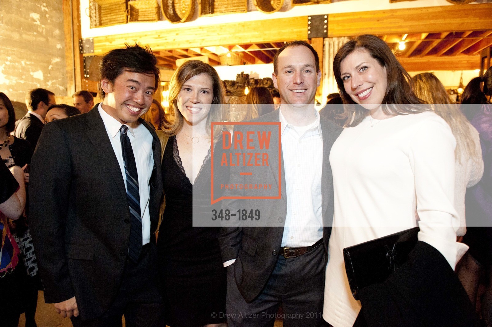 Dennis Yang, Sabrina Lowell, Matt O'Neill, Karen Stinton, The JUNIOR LEAGUE OF SAN FRANCISCO hosts Patron Party for its Upcoming 85th Annual Fashion Show, US, March 3rd, 2011, Photo #348-1849 Dennis Yang, Sabrina Lowell, Matt O'Neill, Karen Stinton, Photo #348-1849
