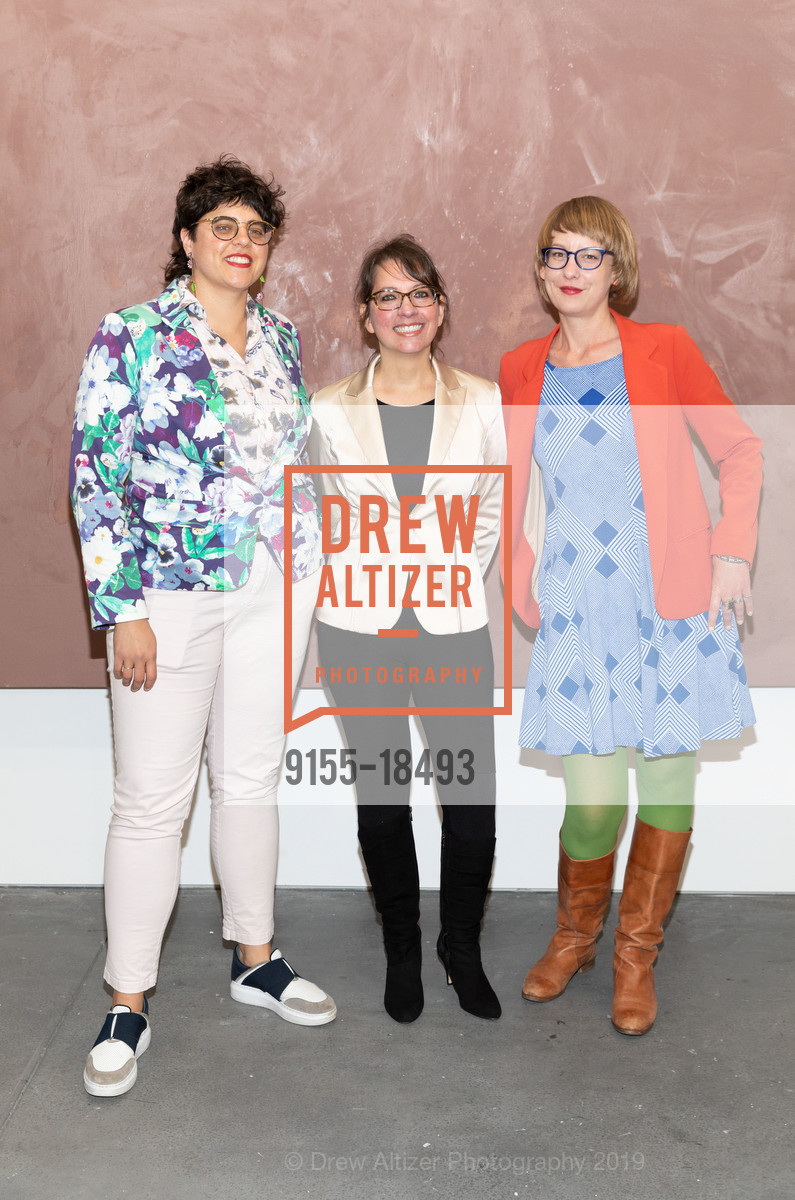Kat Trataris, Zeina Barakeh, Niki Korth, SFAI Annual Fundraiser: Vernissage 2019, Fort Mason Center for Arts & Culture, SFAI Campus Pier 2. 2 Marina Blvd, May 16th, 2019, Photo #9155-18493 Kat Trataris, Zeina Barakeh, Niki Korth, Photo #9155-18493