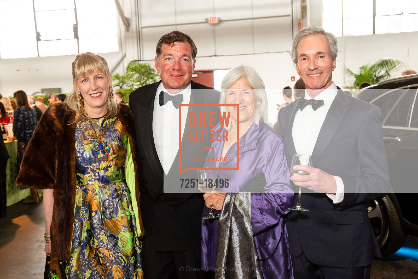 Sonja Perkins, Jon Perkins, Mary Risley, Jeff Schindler, Meals on Wheels San Francisco 32nd Annual Star Chefs and Vintners Gala 2019, Fort Mason Festival Pavillion. 2 Marina Boulevard, May 19th, 2019, Photo #7251-18496 Sonja Perkins, Jon Perkins, Mary Risley, Jeff Schindler, Photo #7251-18496