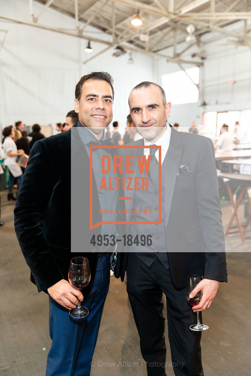 Vishal Grover, Mood Rowghani, Meals on Wheels San Francisco 32nd Annual Star Chefs and Vintners Gala 2019, Fort Mason Festival Pavillion. 2 Marina Boulevard, Photo #4953-18496 Vishal Grover, Mood Rowghani, Photo #4953-18496