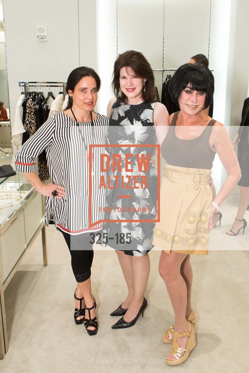 Natalie Urrutia, Elaine Mellis, Marilyn Cabak, Fashion Fights Arthritis Launch Party at St. John, St. John Boutique. 767 Market Street, June 25th, 2015