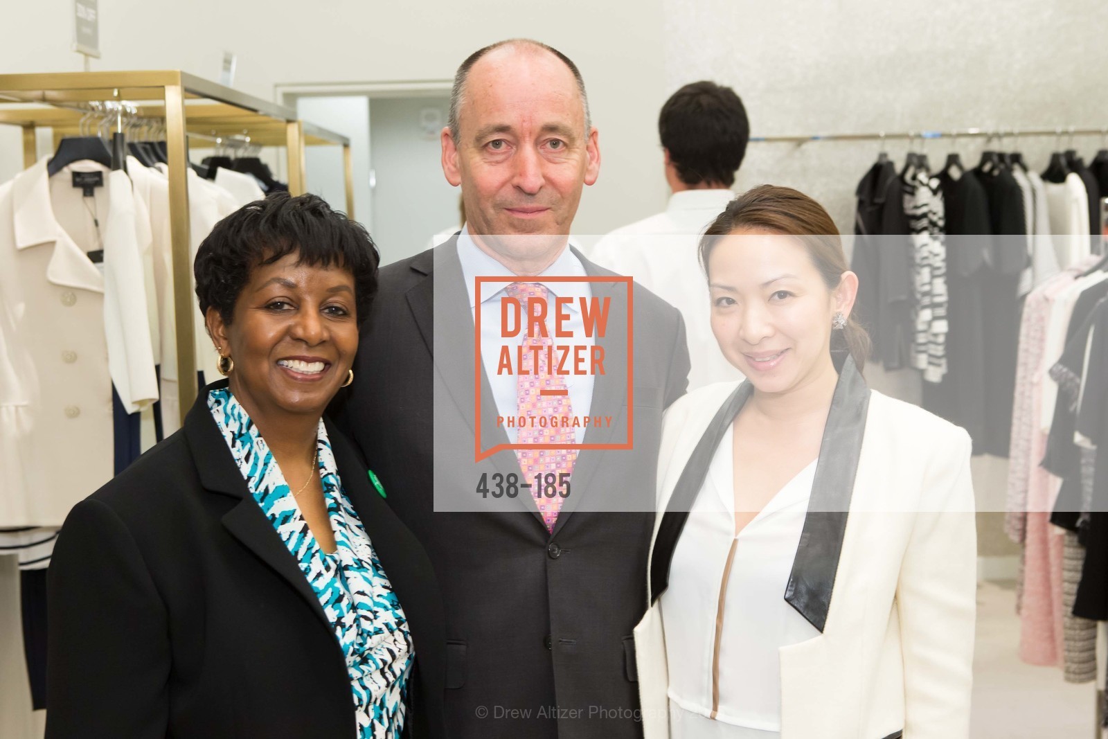 Pamela Cook, John Kirkpatrick, Carmen Ho, Gucci & Vogue Dinner, St. John Boutique. 767 Market Street, June 25th, 2015, Photo #438-185 Pamela Cook, John Kirkpatrick, Carmen Ho, Photo #438-185