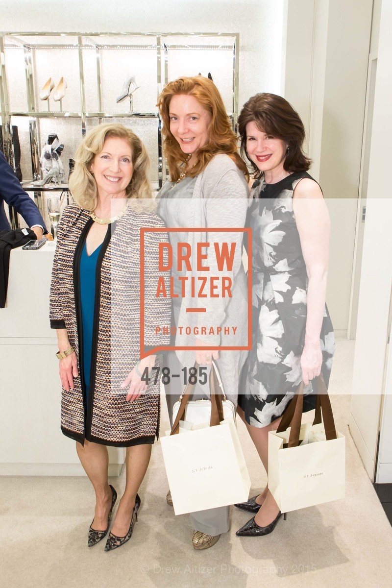 Celeste Woo, Greta Remington, Elaine Mellis, Gucci & Vogue Dinner, St. John Boutique. 767 Market Street, June 25th, 2015, Photo #478-185 Celeste Woo, Greta Remington, Elaine Mellis, Photo #478-185