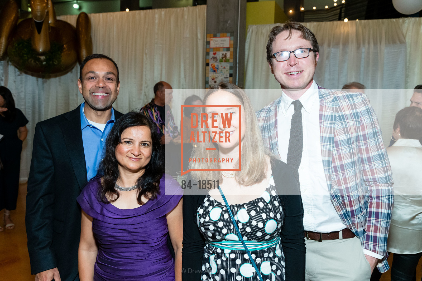 Ashish Agrawal, Anjali Billa, Michelle Parvensky, Brian Tierney, Homeless Prenatal Program Hosts Our House Gala 2019, HPP, The Lipman Family Building. 2500 18th Street, San Francisco, CA 94110, May 18th, 2019, Photo #84-18511 Ashish Agrawal, Anjali Billa, Michelle Parvensky, Brian Tierney, Photo #84-18511