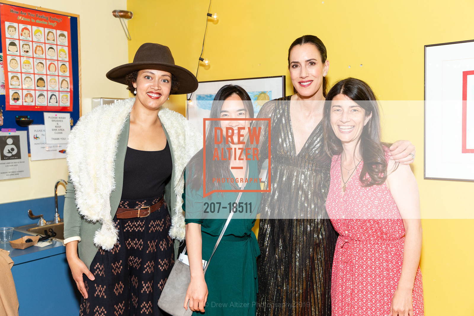 Kyle Michael, Kimberly Hash, Kristen Drake, Mary Johnson, Homeless Prenatal Program Hosts Our House Gala 2019, HPP, The Lipman Family Building. 2500 18th Street, San Francisco, CA 94110, May 18th, 2019, Photo #207-18511 Kyle Michael, Kimberly Hash, Kristen Drake, Mary Johnson, Photo #207-18511