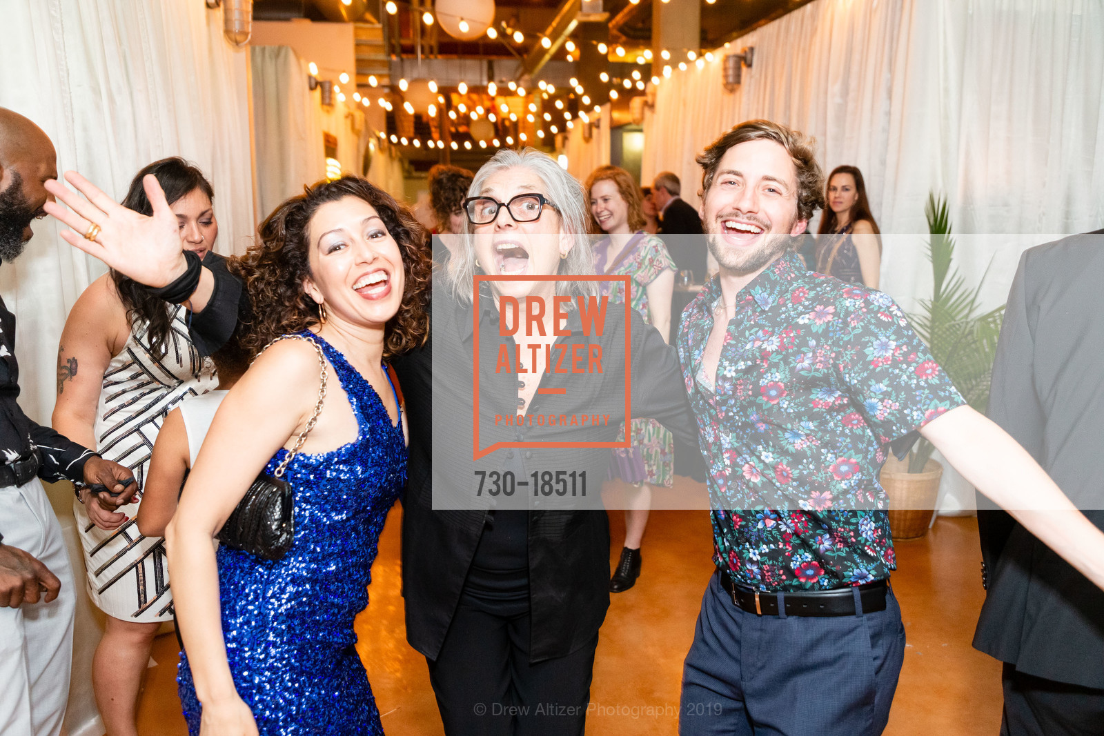 Malea Chavez, Roberta Goodman, Stefan Baumgartner, Homeless Prenatal Program Hosts Our House Gala 2019, HPP, The Lipman Family Building. 2500 18th Street, San Francisco, CA 94110, May 18th, 2019, Photo #730-18511 Malea Chavez, Roberta Goodman, Stefan Baumgartner, Photo #730-18511