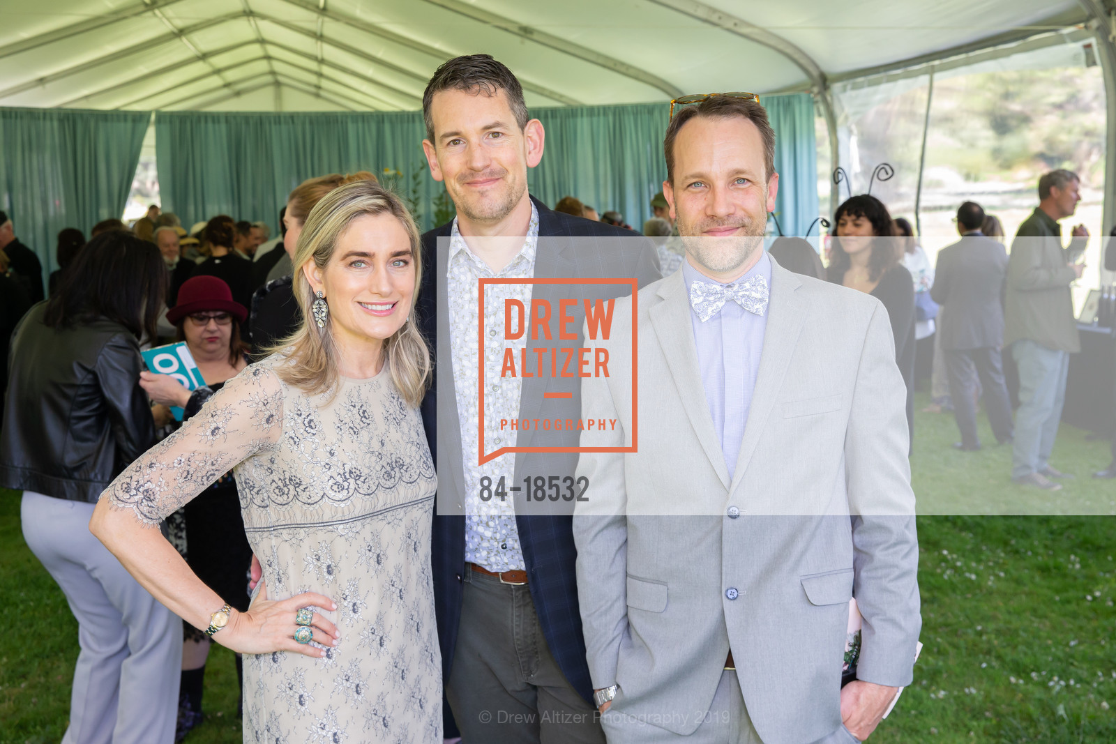 Renata Anderson, Corey Scott, Spencer Garrett, SF Botanical Garden Society Garden Feast 2019, San Francisco Botanical Garden. 1199 Ninth Avenue, May 22nd, 2019, Photo #84-18532 Renata Anderson, Corey Scott, Spencer Garrett, Photo #84-18532