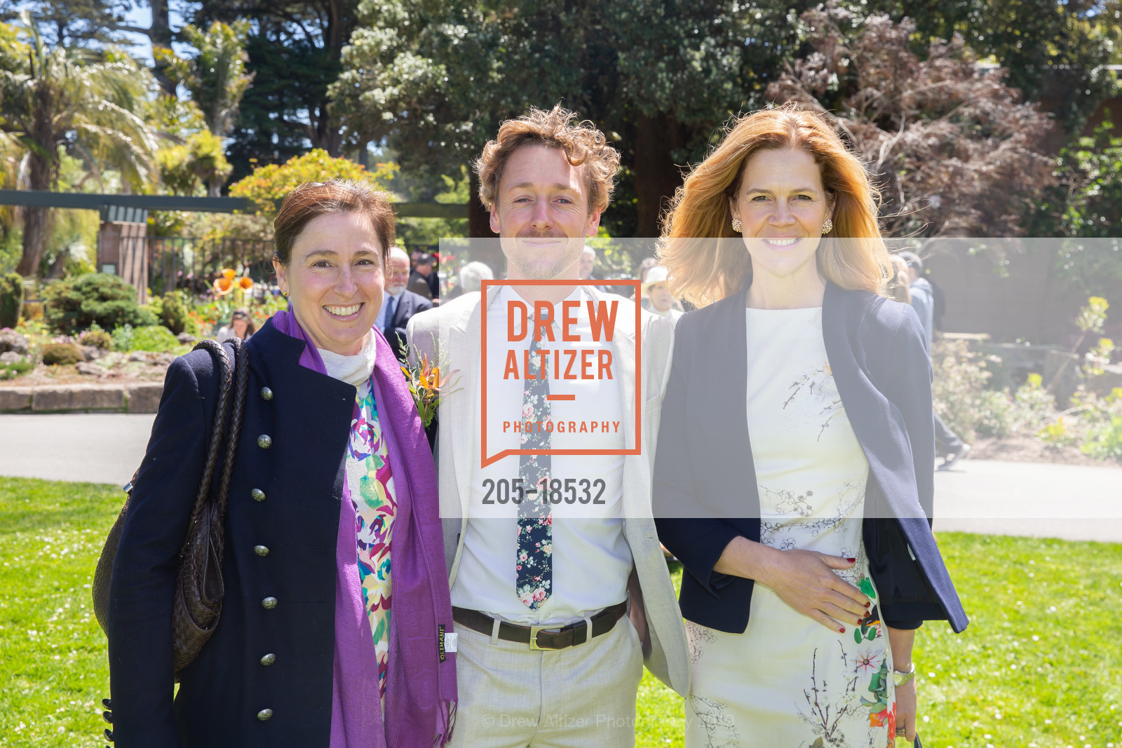 Claire Myers, Brendan Lange, Jill Lewis, SF Botanical Garden Society Garden Feast 2019, San Francisco Botanical Garden. 1199 Ninth Avenue, May 22nd, 2019, Photo #205-18532 Claire Myers, Brendan Lange, Jill Lewis, Photo #205-18532
