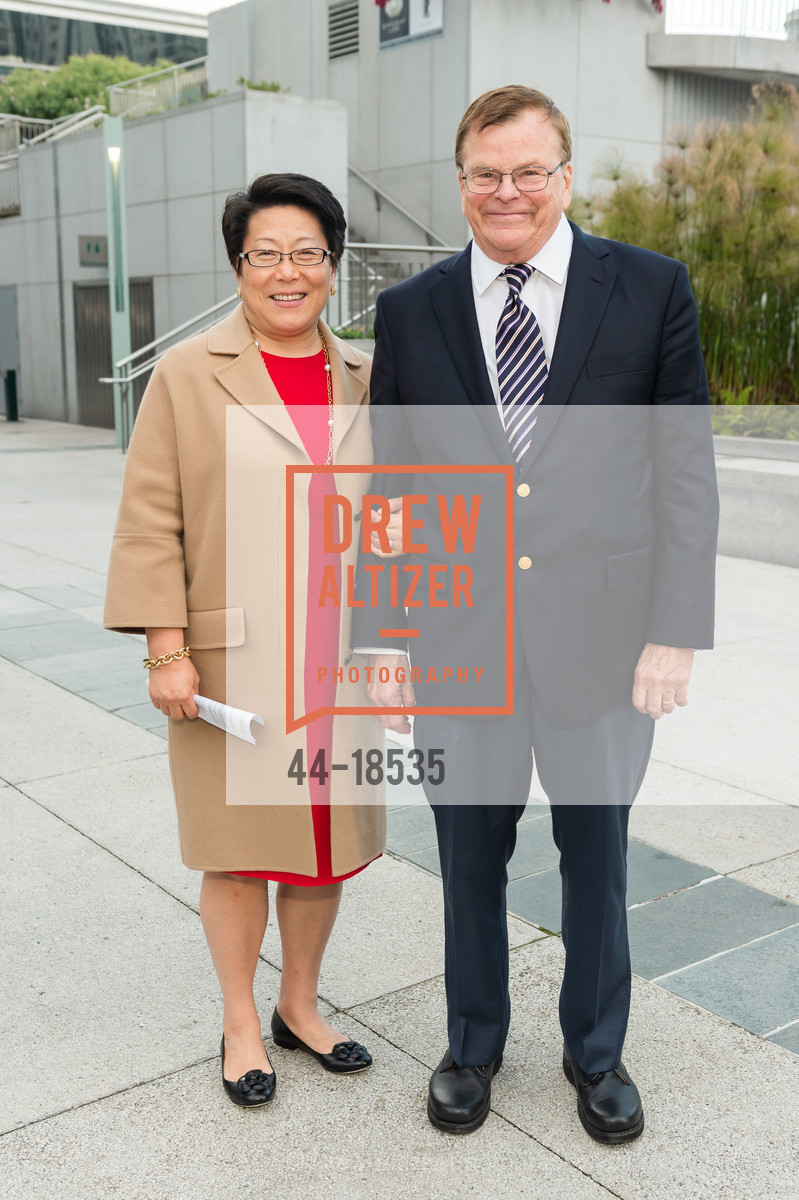 Fang Bridge, Gary Bridge, SF Ballet School Student Showcase Dinner 2019, Four Seasons Hotel. 757 Market St, May 22nd, 2019, Photo #44-18535 Fang Bridge, Gary Bridge, Photo #44-18535