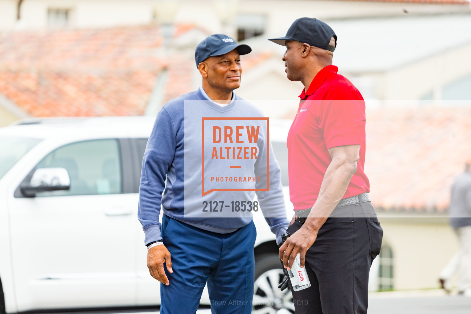 Ronnie Lott, Barry Bonds, UCSF Health Celebrity Golf Classic 2019, Olympic Club. 599 Skyline Blvd, San Francisco, CA 94132, May 20th, 2019, Photo #2127-18538 Ronnie Lott, Barry Bonds, Photo #2127-18538