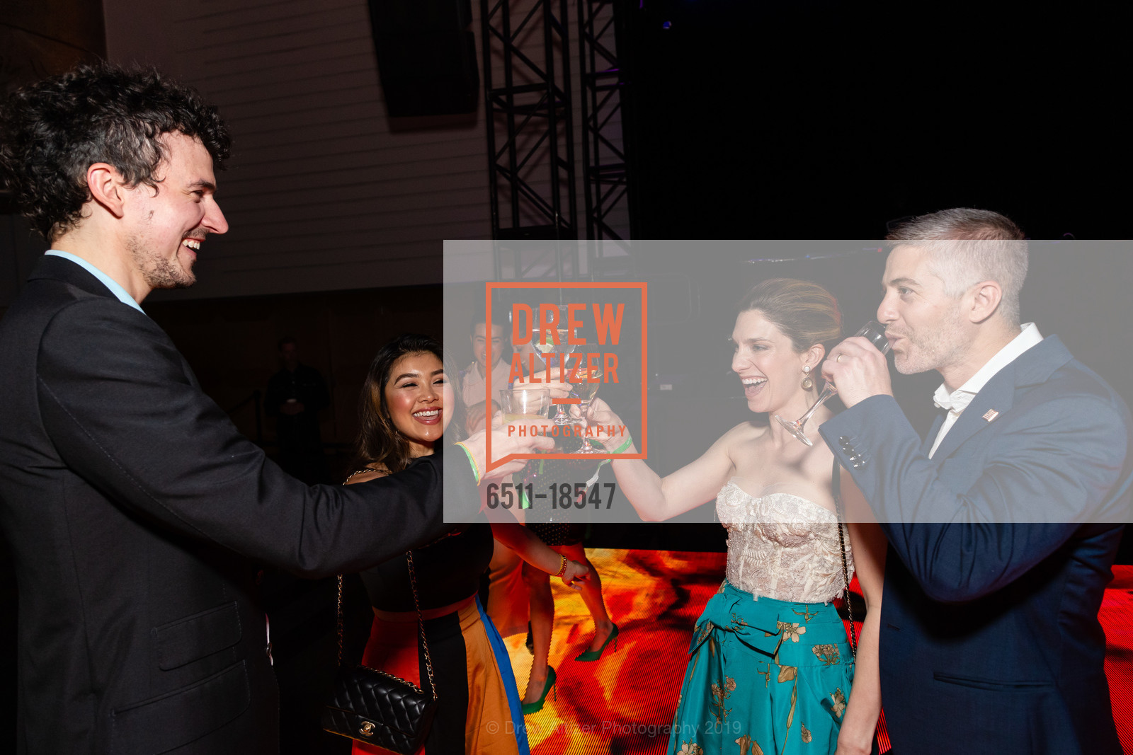 Alex Cornell, Nicky Cornell, Mia Conway, Danny Conway, SFMOMA Art Bash 2019, SFMOMA, May 22nd, 2019, Photo #6511-18547 Alex Cornell, Nicky Cornell, Mia Conway, Danny Conway, Photo #6511-18547