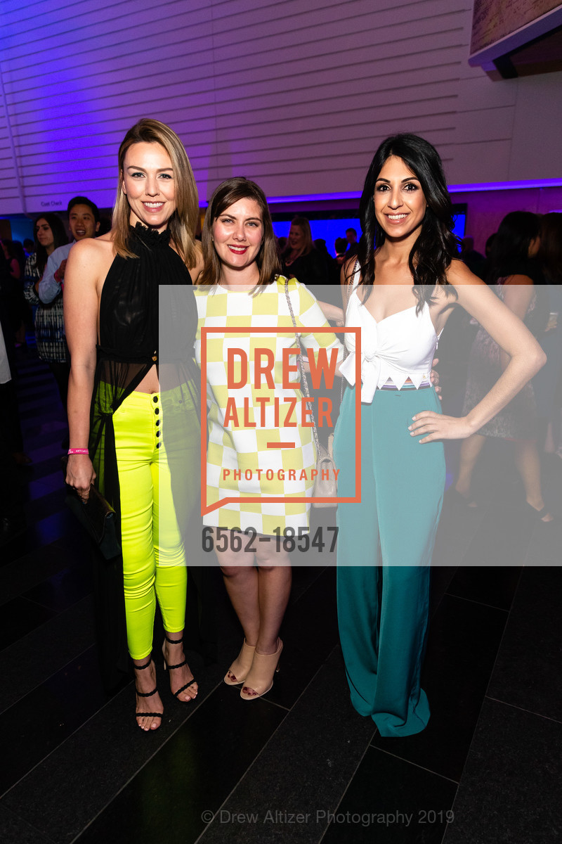 Shanna Lalchandani, Amber Milks, Kelly Beasley, SFMOMA Art Bash 2019, SFMOMA, May 22nd, 2019, Photo #6562-18547 Shanna Lalchandani, Amber Milks, Kelly Beasley, Photo #6562-18547