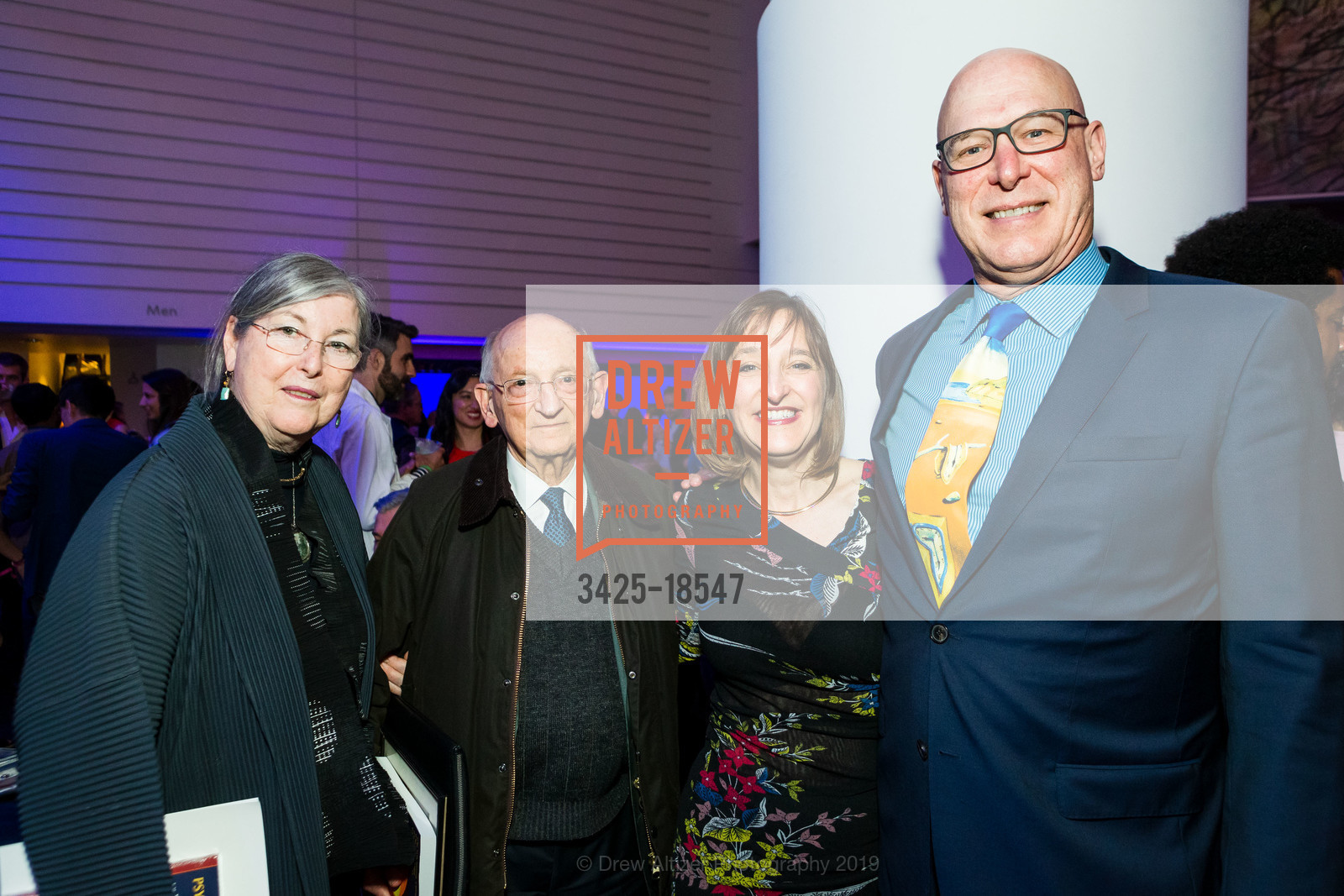 Kay Haran, Otto Kernberg, Adine Varah, Steve Fogel, SFMOMA Art Bash 2019, SFMOMA, May 22nd, 2019, Photo #3425-18547 Kay Haran, Otto Kernberg, Adine Varah, Steve Fogel, Photo #3425-18547