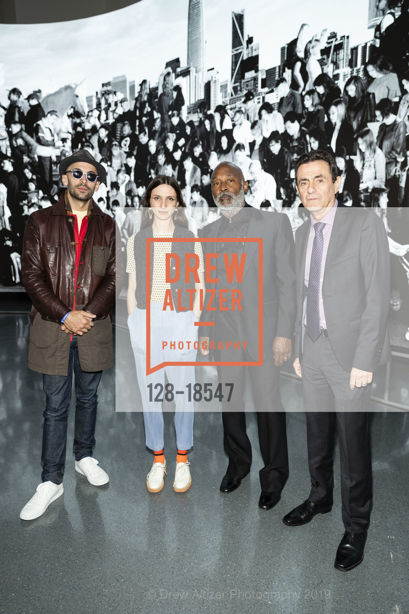 Jr, Tauba Auerbach, Nick Cave, Neal Benezra, SFMOMA Art Bash 2019, SFMOMA, May 22nd, 2019, Photo #128-18547 Jr, Tauba Auerbach, Nick Cave, Neal Benezra, Photo #128-18547