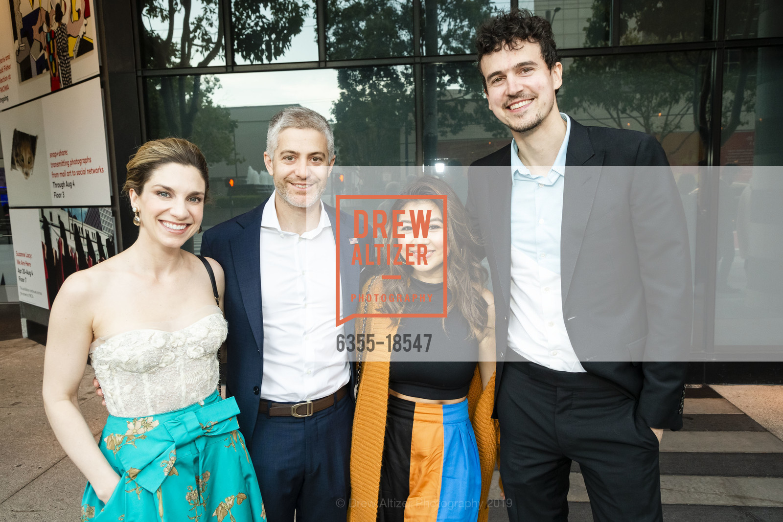 Mia Conway, Danny Conway, Nicky Cornell, Alex Cornell, SFMOMA Art Bash 2019, SFMOMA, May 22nd, 2019, Photo #6355-18547 Mia Conway, Danny Conway, Nicky Cornell, Alex Cornell, Photo #6355-18547