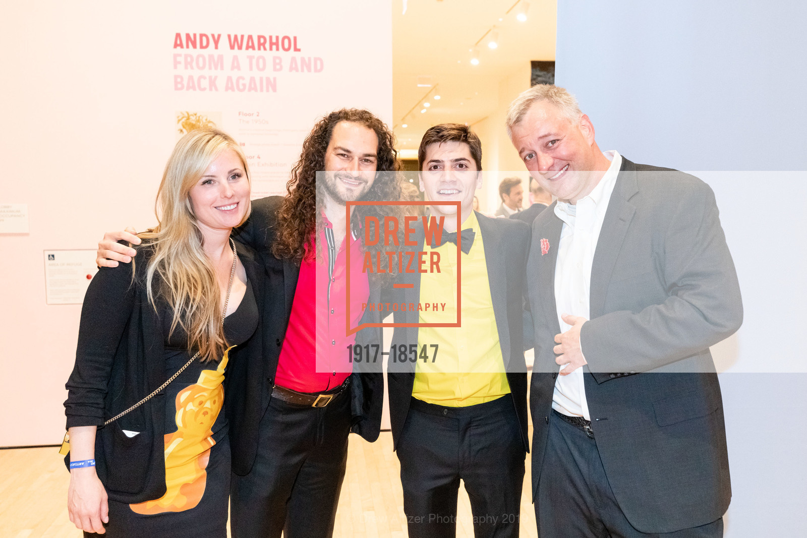 Leah Culver, Adam Swig, Edward Marks, SFMOMA Art Bash 2019, SFMOMA, May 22nd, 2019, Photo #1917-18547 Leah Culver, Adam Swig, Edward Marks, Photo #1917-18547