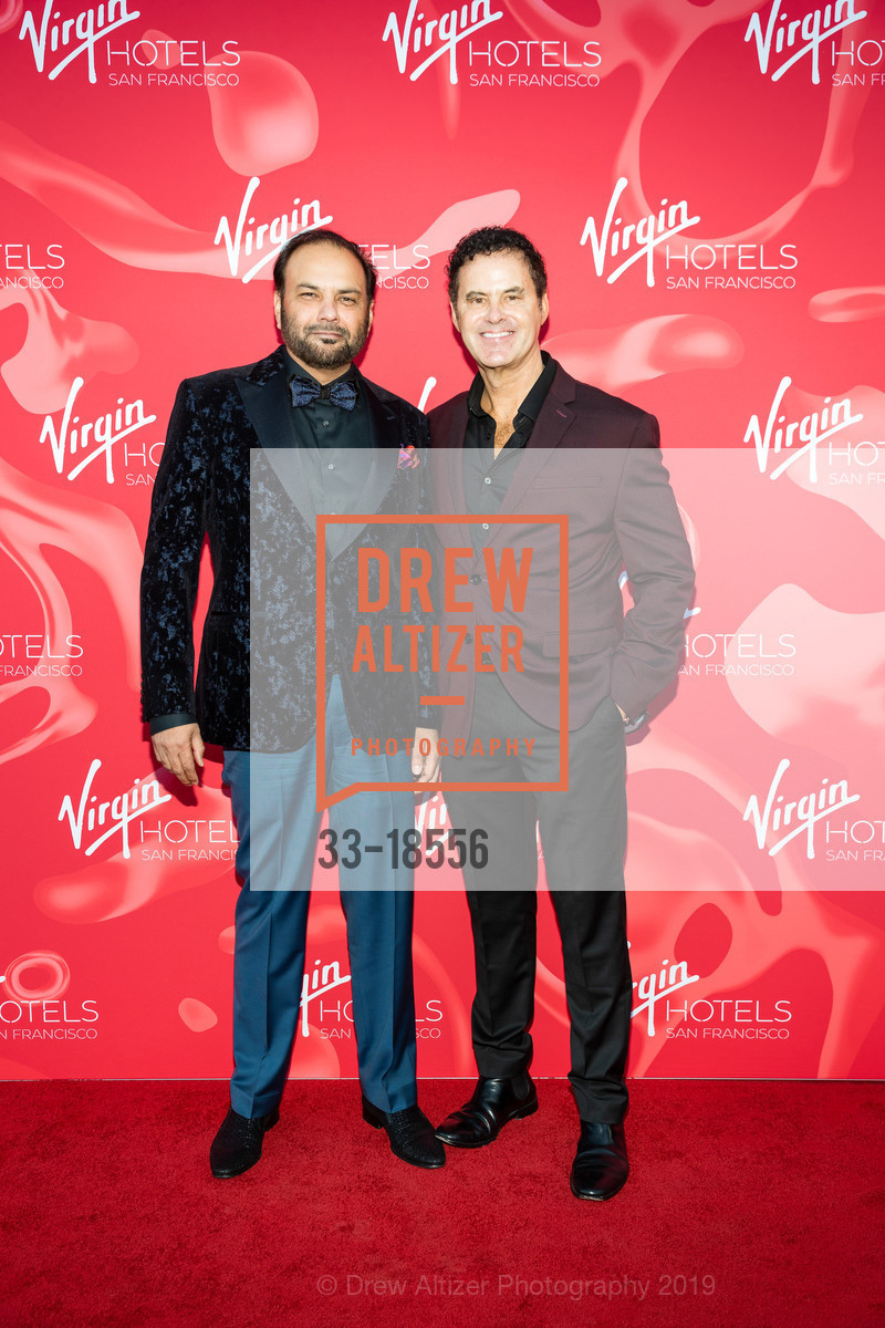 Jason Singh, Raul Leal, Virgin Hotels San Francisco Grand Opening Party, Virgin Hotels San Francisco. 250 4th Street, May 23rd, 2019, Photo #33-18556 Jason Singh, Raul Leal, Photo #33-18556