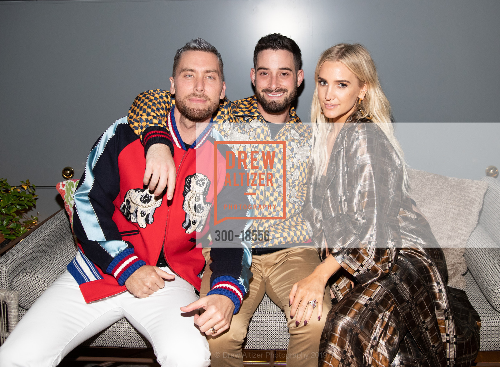 Lance Bass, Michael Turchin, Ashlee Simpson, Virgin Hotels San Francisco Grand Opening Party, Virgin Hotels San Francisco. 250 4th Street, May 23rd, 2019, Photo #300-18556 Lance Bass, Michael Turchin, Ashlee Simpson, Photo #300-18556