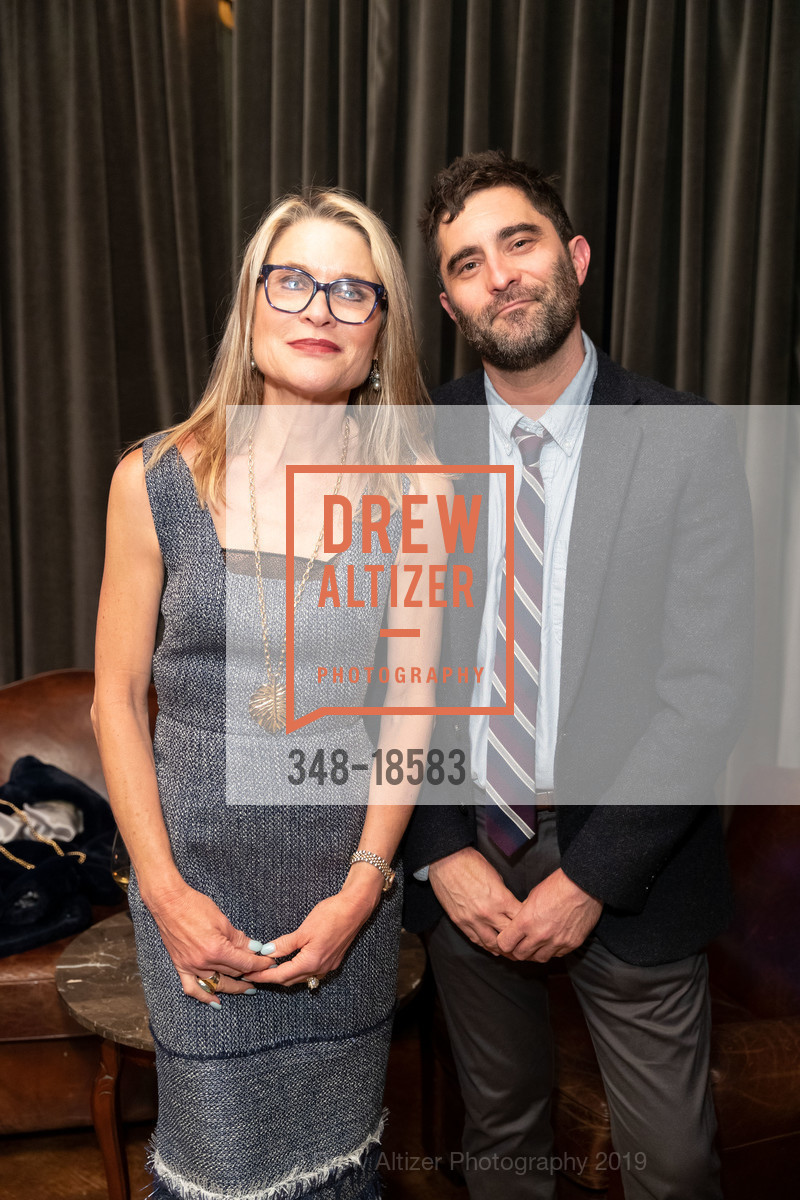 Gwyn Vitello, Evan Pricco, FAMSF Annual Leadership Circle Soiree 2019, Bar Crenn. 3131 Fillmore St, May 29th, 2019, Photo #348-18583 Gwyn Vitello, Evan Pricco, Photo #348-18583