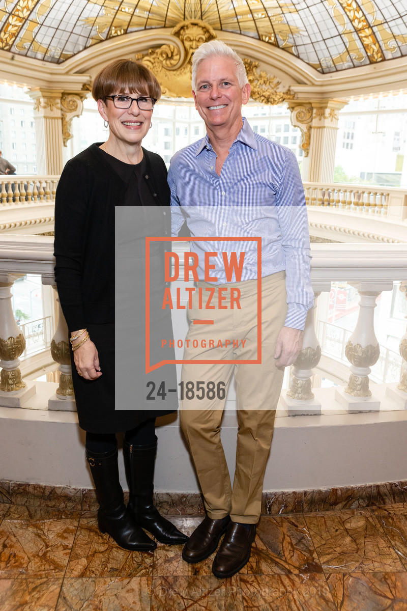 Terri Mino, Michael Perricone, Farewell Party for Terri Mino, Neiman Marcus, Fourth Floor Rotunda. 150 Stockton Street, May 30th, 2019, Photo #24-18586 Terri Mino, Michael Perricone, Photo #24-18586