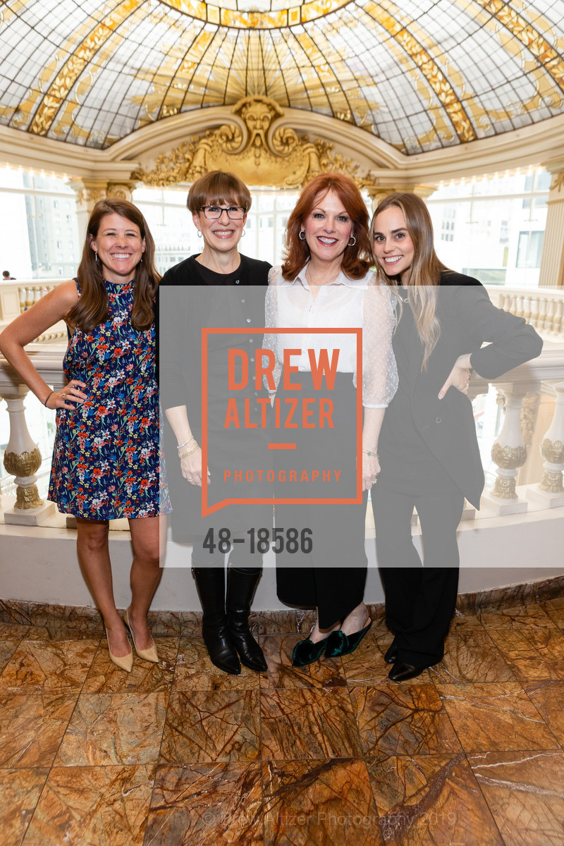Maggie Koenig, Terri Mino, Theresa Spirz, Mia Ackley, Farewell Party for Terri Mino, Neiman Marcus, Fourth Floor Rotunda. 150 Stockton Street, May 30th, 2019, Photo #48-18586 Maggie Koenig, Terri Mino, Theresa Spirz, Mia Ackley, Photo #48-18586